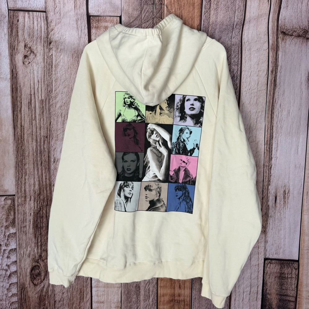 Taylor Swift‎ Hoodie The Eras Tour Concert Merch Swiftie Music Oversized Large